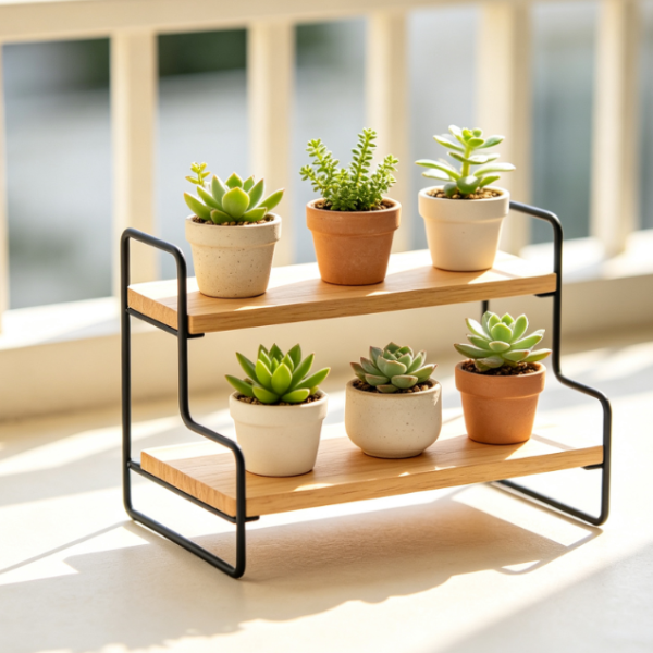 Mini Balcony Plant Stand